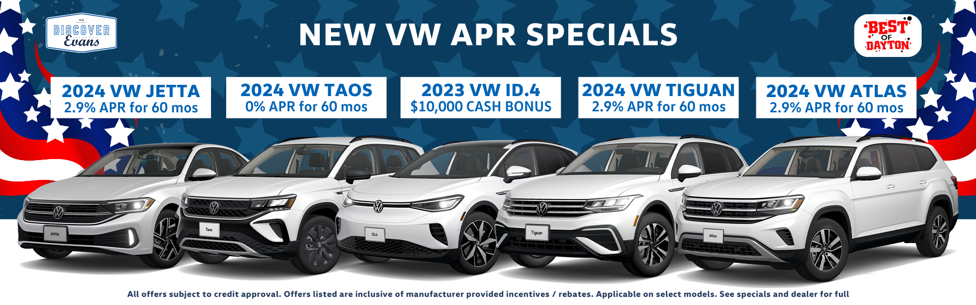 Evans Volkswagen APR Specials